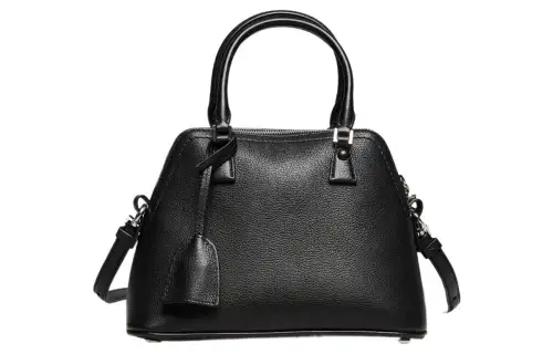 Maison Margiela 5AC Black Goatskin Dome Bag Handbag, Crossbody Bag Mini Women's Black