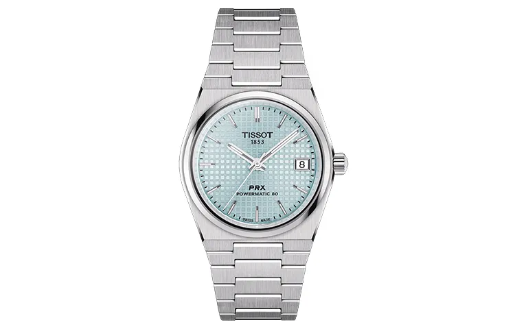 TISSOT PRX Automatic Mechanical Movement 100m Waterproof Men's Watches Watch 35mm Blue Dial Stainless Steel Case
