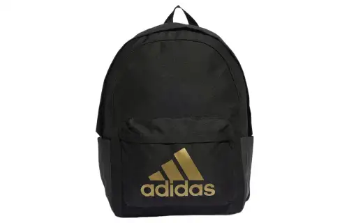 Adidas Recycled Polyester Backpack Regular Unisex Black Gold