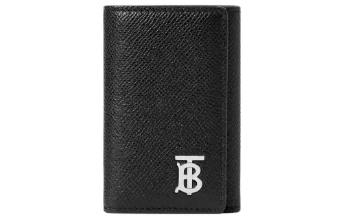Burberry Calfskin Key Pouch Regular Men's Black