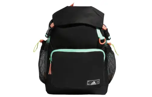 Adidas Saturday Backpack Black/Vivid Mint/Coral