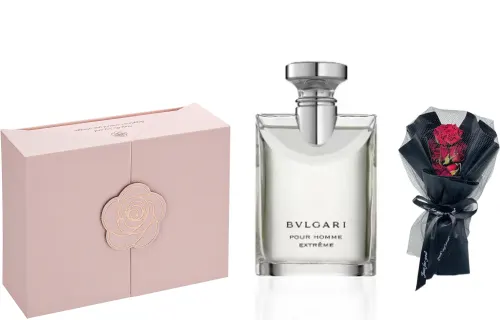 BVLGARI Bvlgari, men's Darjeeling tea, perfume, set contains rose, mountain tea, gift box