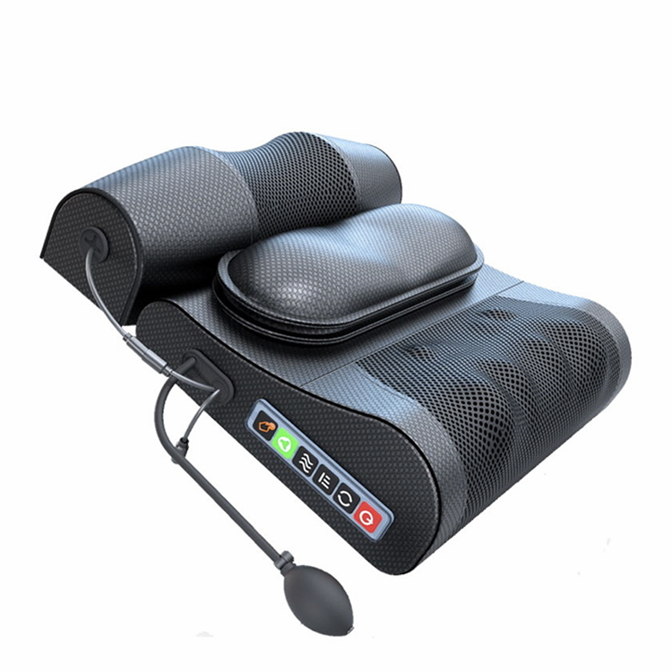 AUX massager for shoulders, neck, waist, back, legs and feet, multifunctional household traction massage air bag pillow, neck, shoulder, waist and back electric AU-18-5