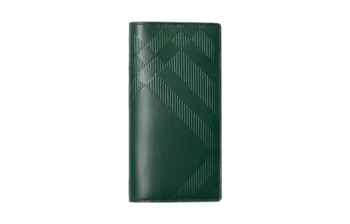 Burberry Calfskin Wallet Men's Vine Green