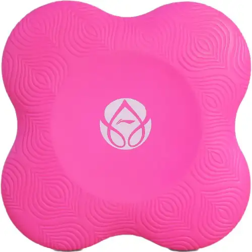 Li Ning, knee pads, elbow pads, handheld red yoga mat for yoga for men and women, increased thickness