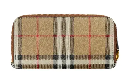 Burberry Polyurethane Card Holder Regular Women's Archive Beige