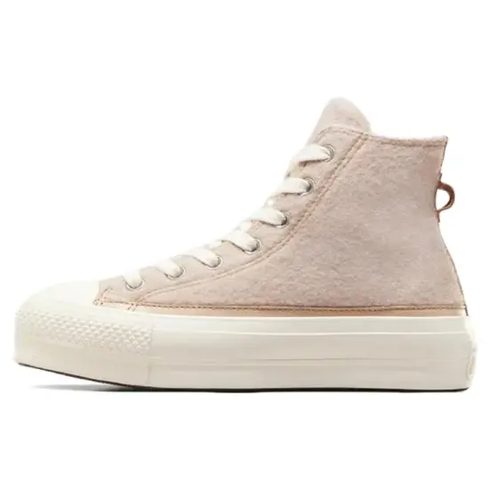 Converse Chuck Taylor All Star Women's Lift Platform High 'Faux Mohair - Egret'