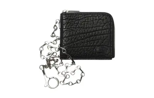 Burberry Leather Wallet Regular Men's Black
