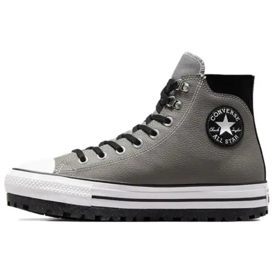 Converse All Star Skateboarding Shoes Unisex High-top Silver Gray
