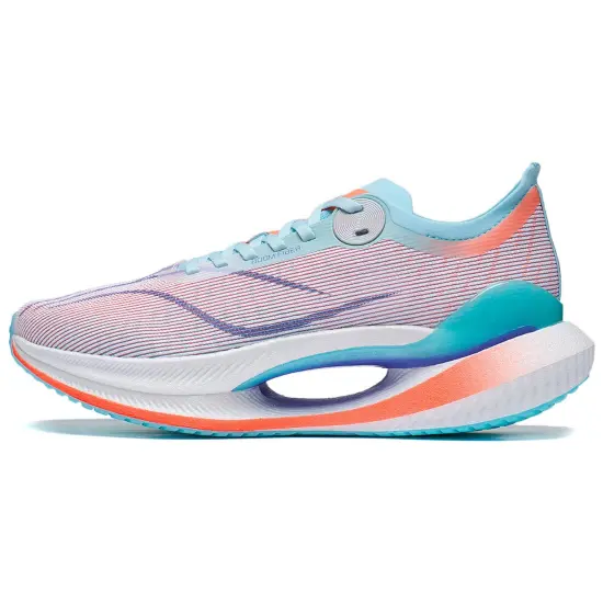 LINING Jueying 2 Essential Running Shoes Men Low-Top Standard White/Light Wax Blue