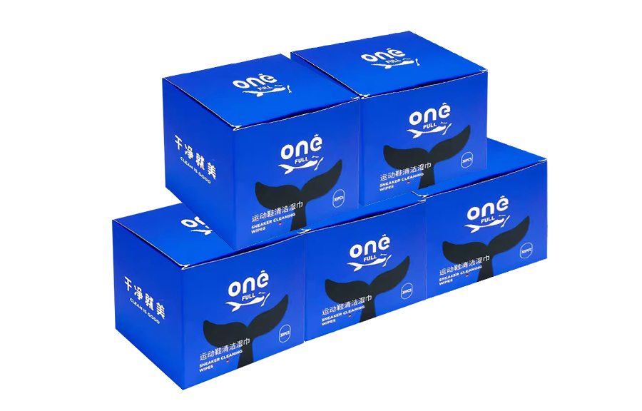 ONEFULL Shoe Cleaning Wipes, White Shoe Cleaning Wipes, Sports Shoes Special Wash-Free Wipes, 5 Boxes