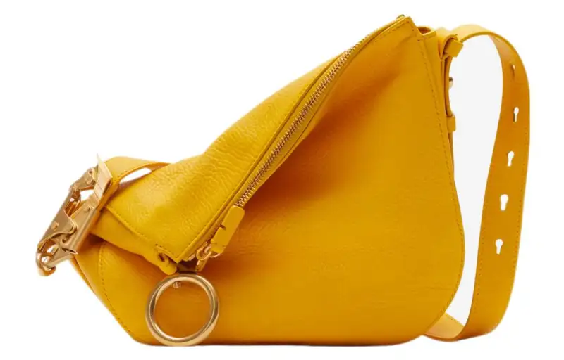 Burberry Calfskin Handbag, Shoulder Bag Women's Touch Me Not Yellow