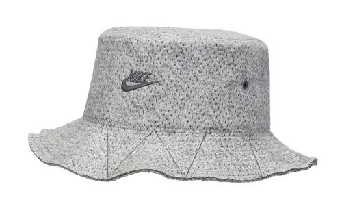 Nike Polyester Bucket Hats Unisex Gray