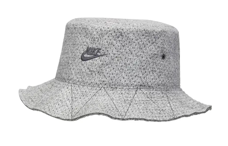 Nike Polyester Bucket Hats Unisex Gray