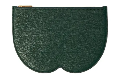 Burberry Calfskin Storage Bag Storage Bag Tubas Women's Vine Green