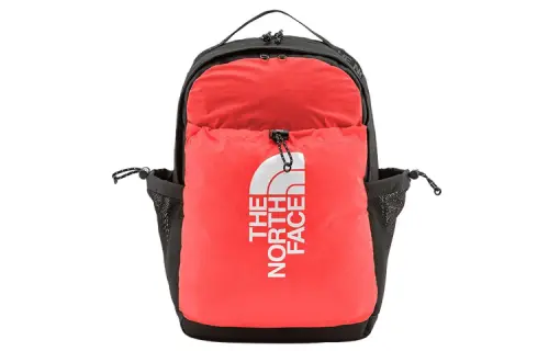 THE NORTH FACE 19L Backpack Outdoor Bag Recycled Polyester Orange & Black Unisex