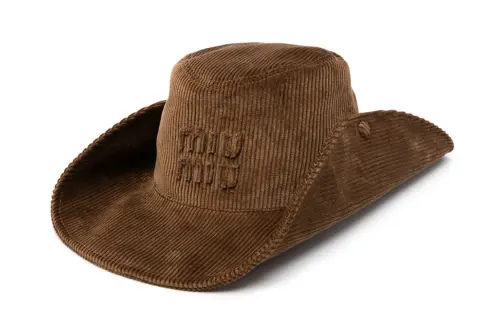 MIU MIU Wool Hats & Caps Women's Brown