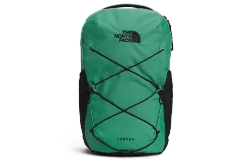THE NORTH FACE 28L Backpack Outdoor Bag Recycled Polyester Dark Grass Green & Black Unisex
