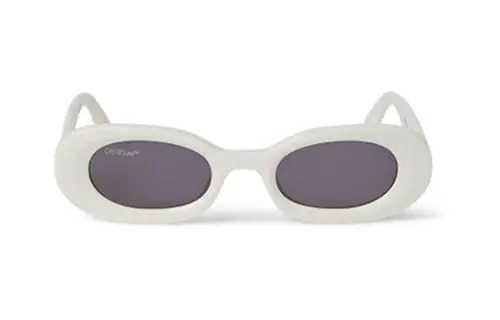 Off- Oval Frame Sunglasses