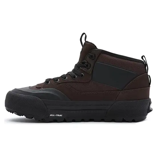 Vans Mte Skateboarding Shoes Unisex High-top Black/Brown