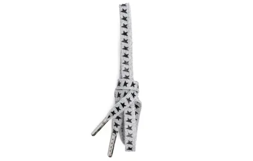 star-print shoe laces