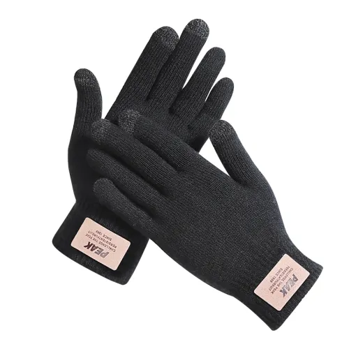 PEAK Acrylic Knit Gloves Unisex