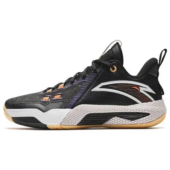 ANTA Quick Battle 5 Basketball Shoes Men Mid-Top Black