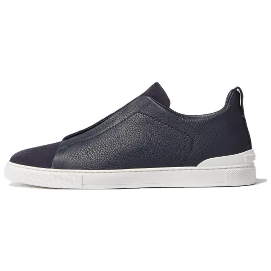 Zegna Slip on Suede Sneakers