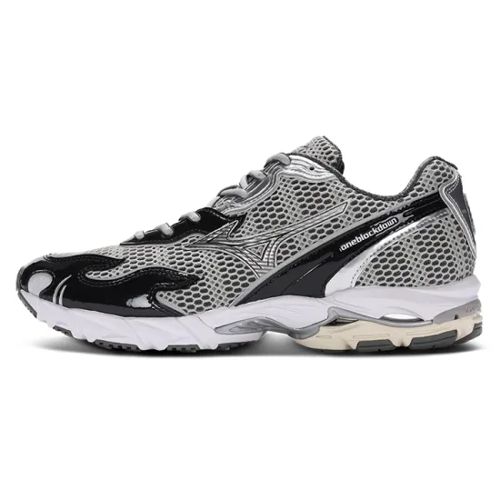 Mizuno Wave Rider 10 Flame Wave One Block Down Onyx