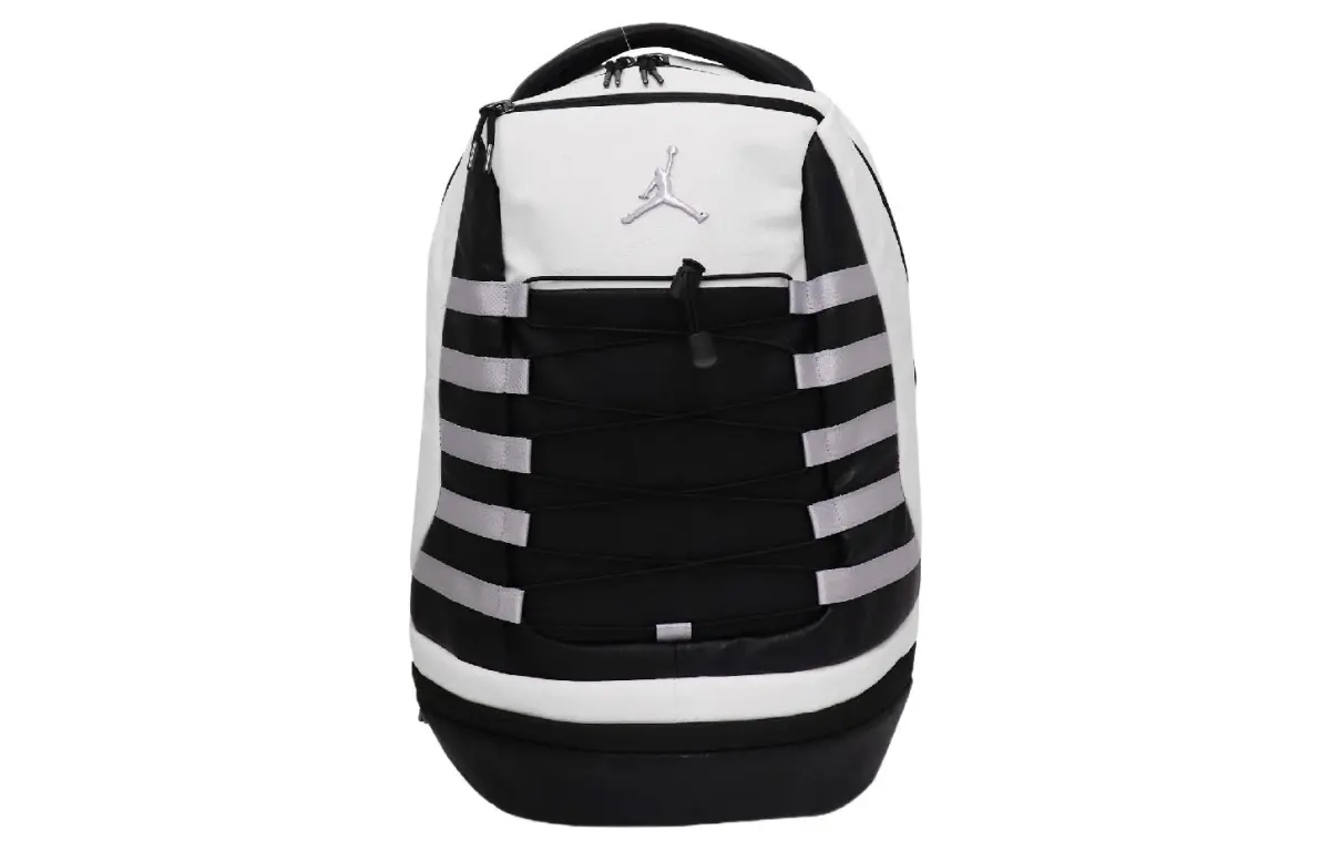 Jordan Polyester Laptop Bag Backpack Large Unisex Black White