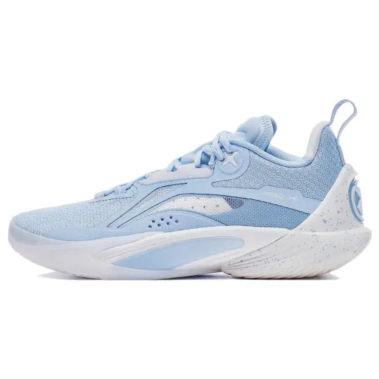 LINING Speed 10 Basketball Shoes Men Low-Top Blue