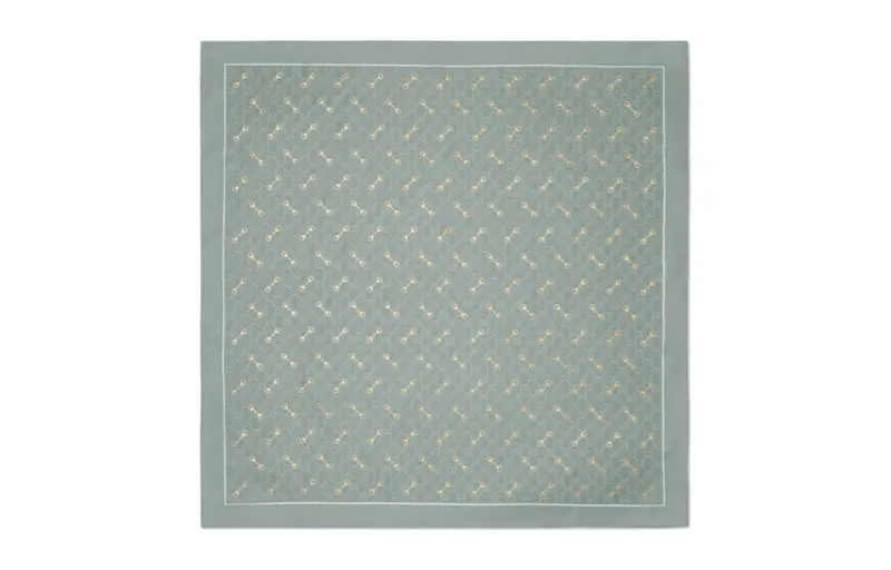 GUCCI Silk Scarves Women's Green