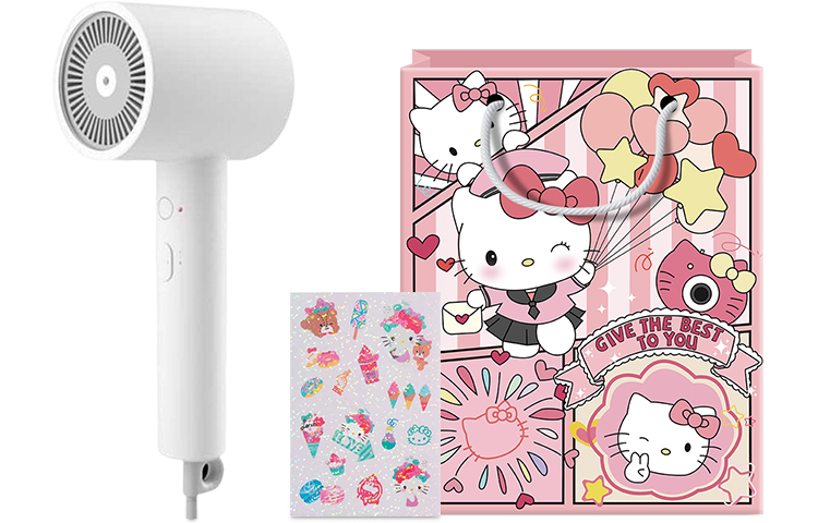 Xiaomi Hair Dryer 1600W Hand-painted KT Gift Bag Model Home High Power Smart H300