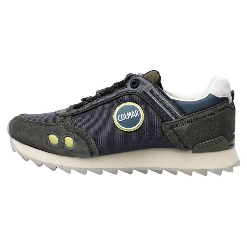 COLMAR imported from Italy, fashionable and versatile, non-slip and wear-resistant, EVA lightweight soft sole, low-cut lifestyle shoes, men's gray