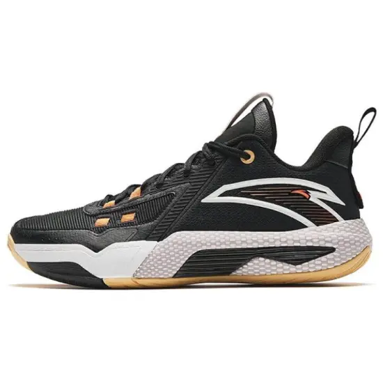 ANTA Quick Battle 5 Basketball Shoes Men Mid-Top Black