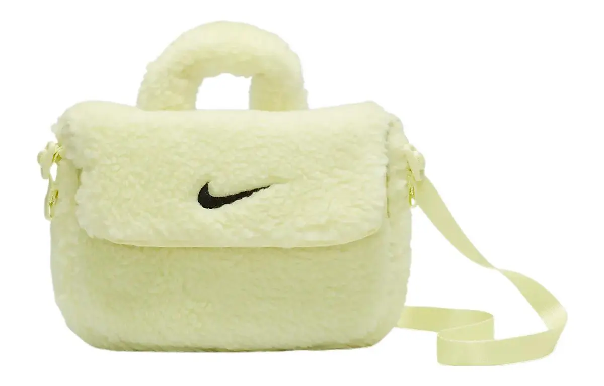 Nike Fabric Portable One Shoulder Bag Crossbody Bag Regular Women's Bright Green