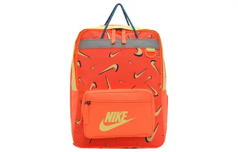 Nike Polyester Backpack Regular Men's Orange