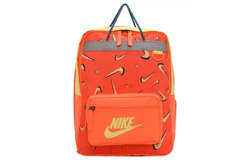 Nike Polyester Backpack Regular Men's Orange