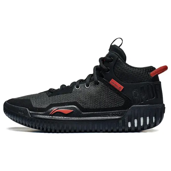 LINING Badfive 3 Basketball Shoes Men Mid-Top Black