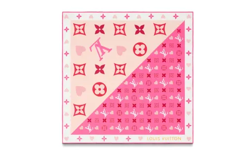 LOUIS VUITTON Game On Scarves Women's Pink