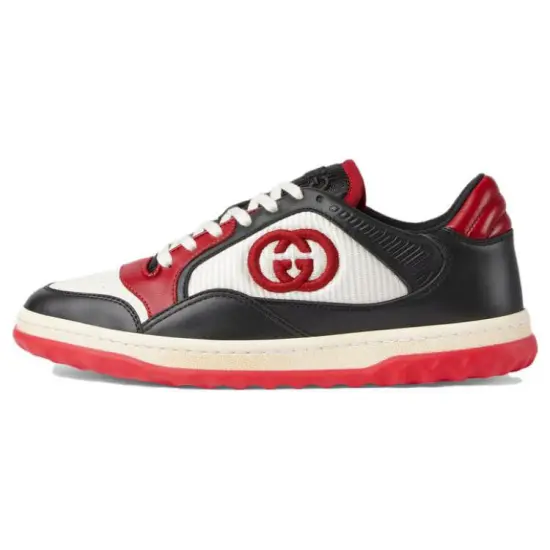 GUCCI MAC80 Skateboard Shoes Women's Low-Top Black