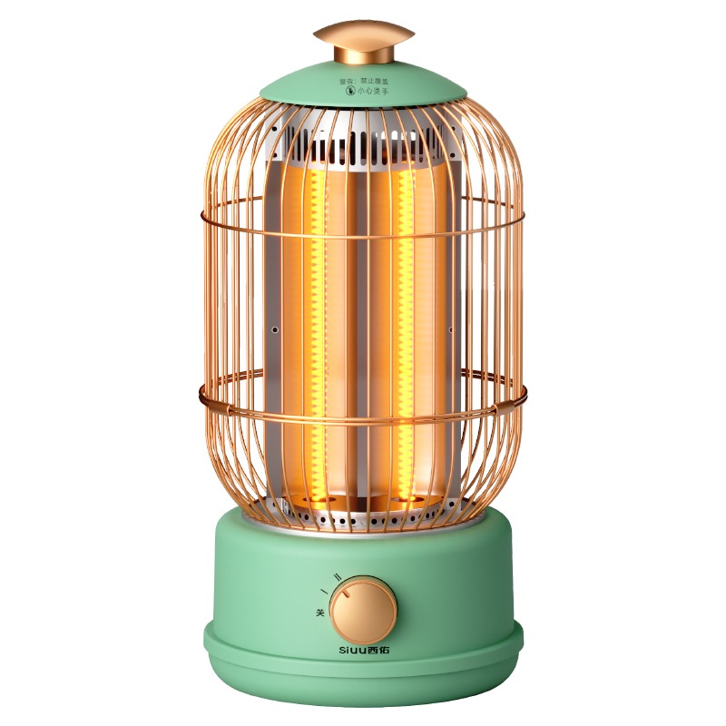 Xiyou настольный небольшой солнечный обогреватель электрический обогреватель карбон Превосходство красный Мягкий свет для ароматерапии на вынос, низкий уровень шума, энергосбережение и быстрый нагрев. винтаж Электрическая отопительная печь «Птичья клетка» с многоуровневой регулировкой.