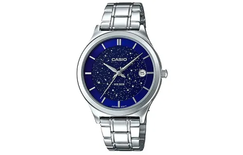 CASIO Women's Standard Series Blue Watch LTP-E141D-2A