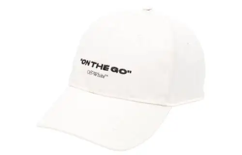OFF WHITE Cotton Baseball Caps Men's White