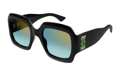 Cartier Geometric Frame Sunglasses