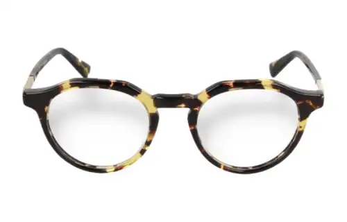 Bottega Veneta Plastic Oval Eyeglass Frames Women's Tortoiseshell