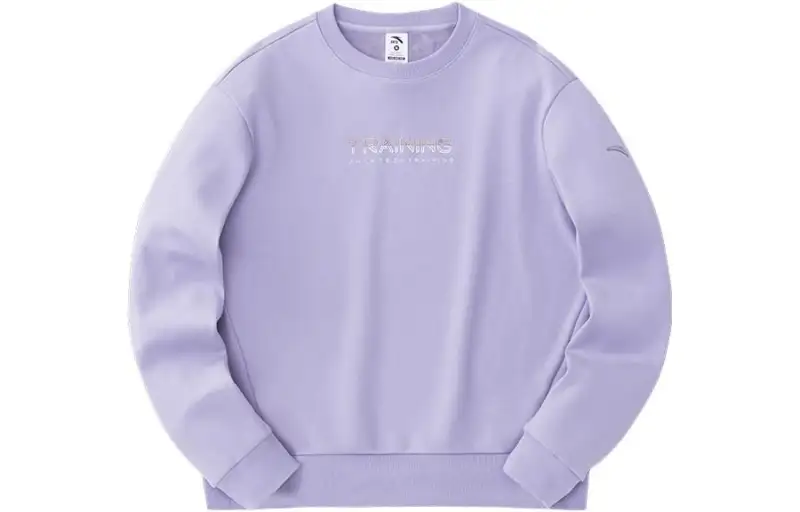 Anta Variety Training Collection Sweatshirt Women's Poplar Catkin Purple