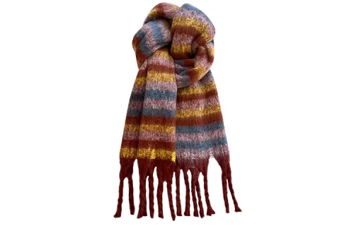 FREE RABBITⅡ Mohair Knit Scarves Unisex