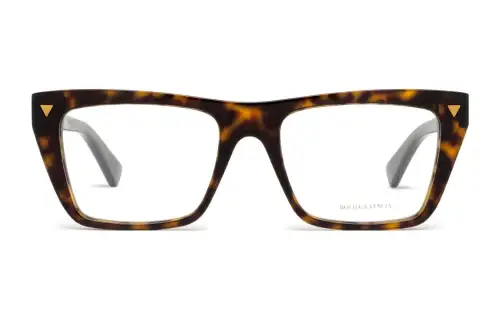 Bottega Veneta Eyewear Rectangle Frame Glasses