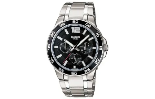 CASIO Men Standard Series Black Watch MTP-1300D-1A